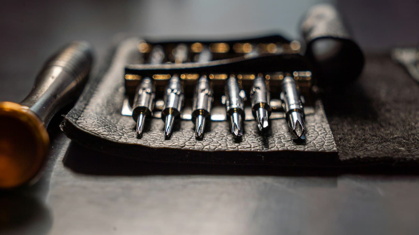 Set of trade tools ready to buy or sell